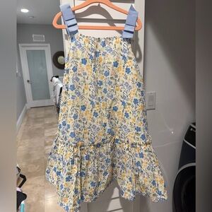 Joie Girls Floral Sundress in Blue & Yellow